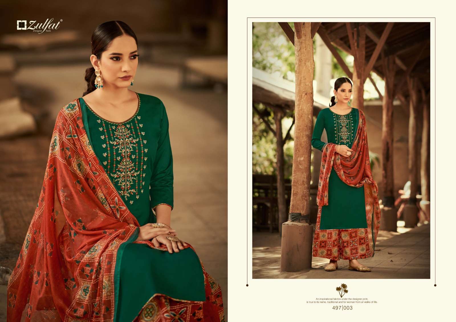 zulfat designer suits damini pure jam cotton  elegant look salwqar suit catalog