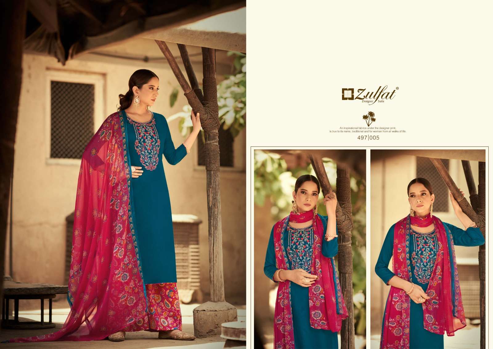 zulfat designer suits damini pure jam cotton  elegant look salwqar suit catalog