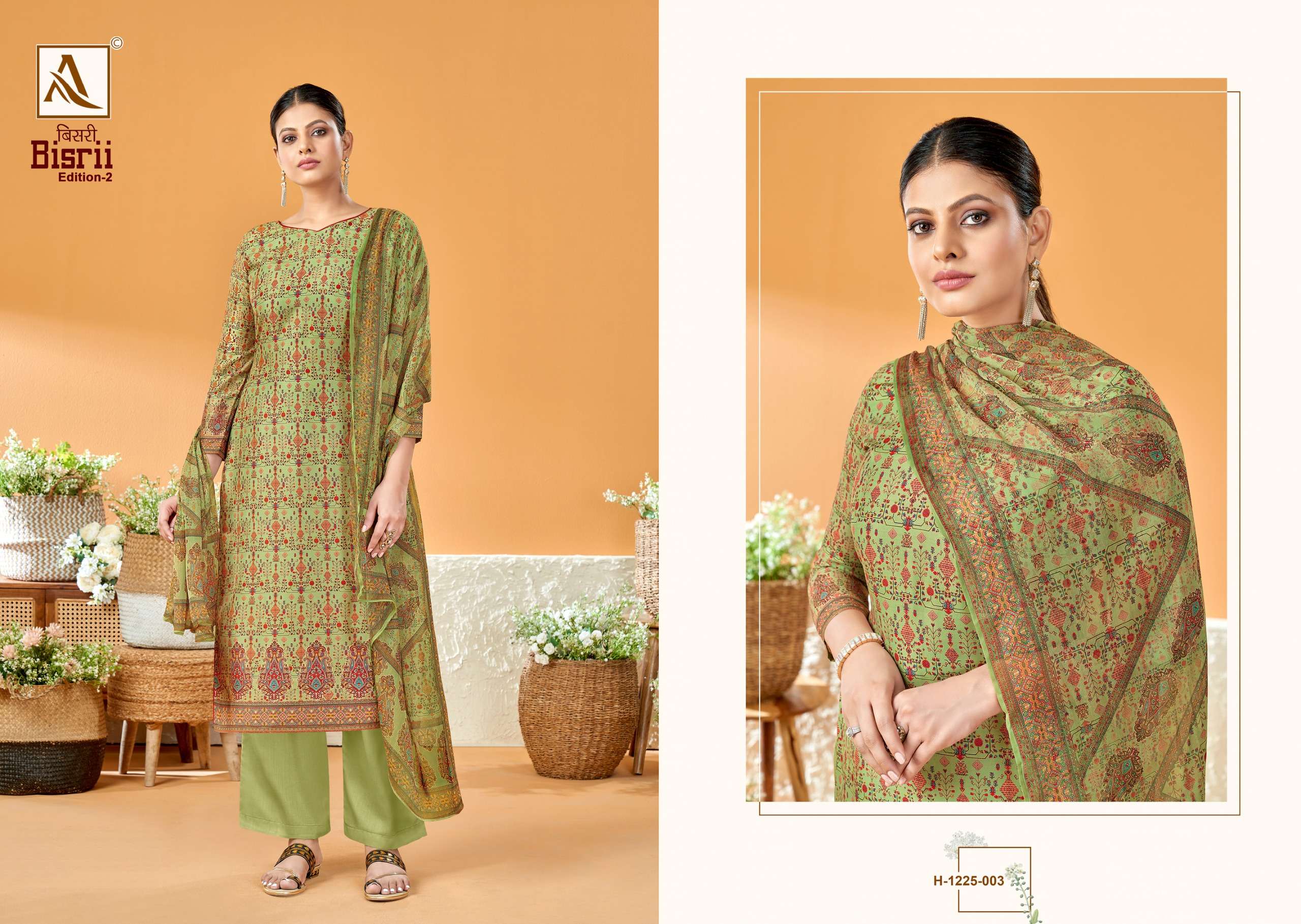 alok suit bisrii 2  pure jam cotton innovative look salwar suit catalog