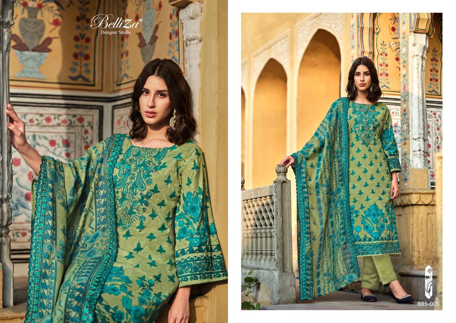 belliza designer studio guzarish vol 4 cotton elegant salwar suit catalog