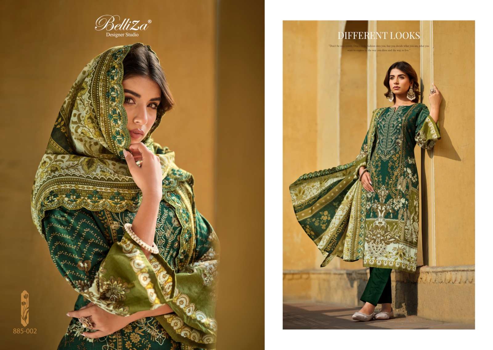 belliza designer studio guzarish vol 4 cotton elegant salwar suit catalog