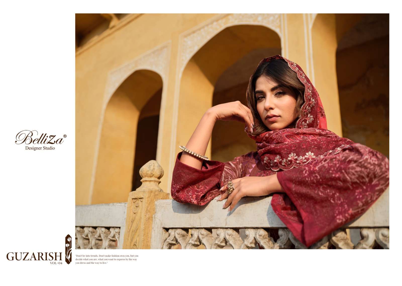 belliza designer studio guzarish vol 4 cotton elegant salwar suit catalog