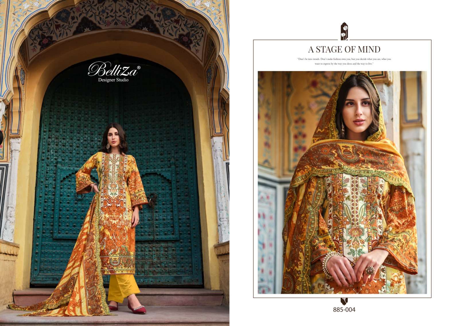 belliza designer studio guzarish vol 4 cotton elegant salwar suit catalog