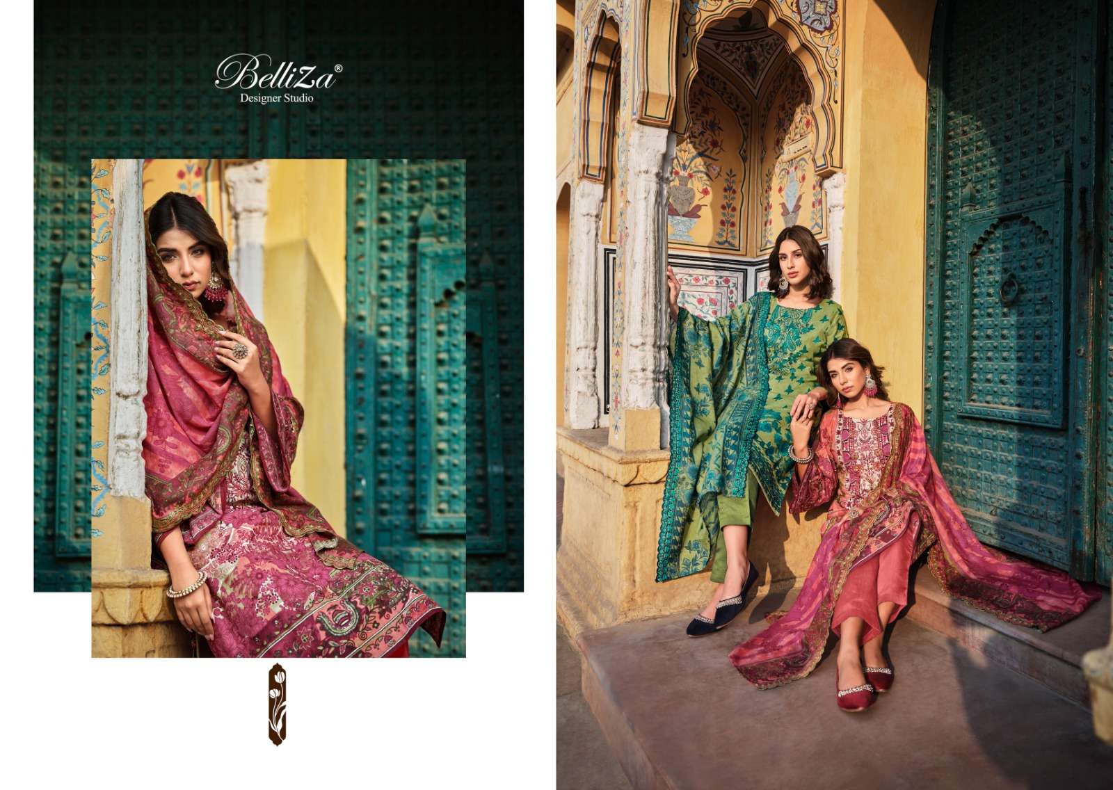 belliza designer studio guzarish vol 4 cotton elegant salwar suit catalog