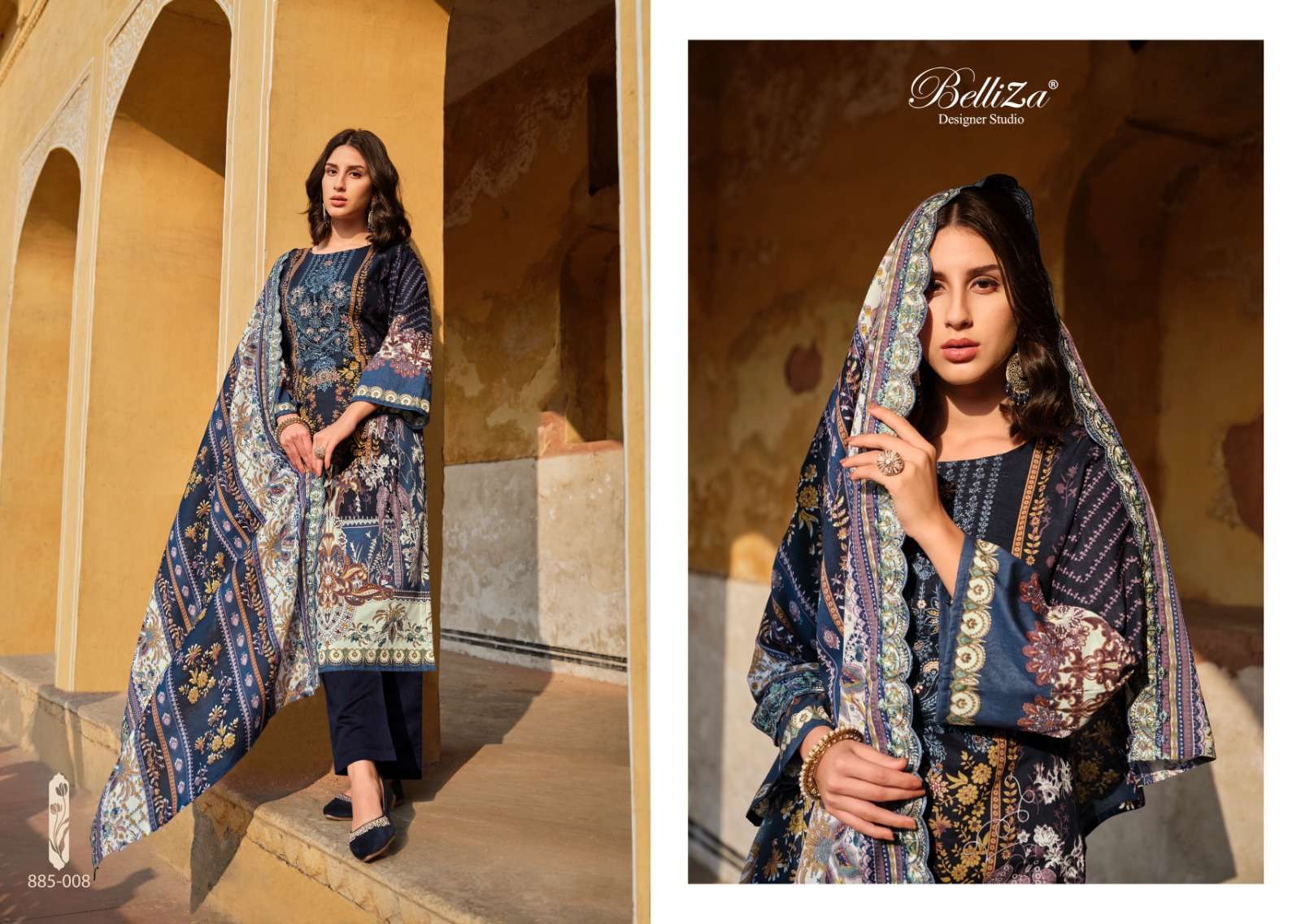 belliza designer studio guzarish vol 4 cotton elegant salwar suit catalog