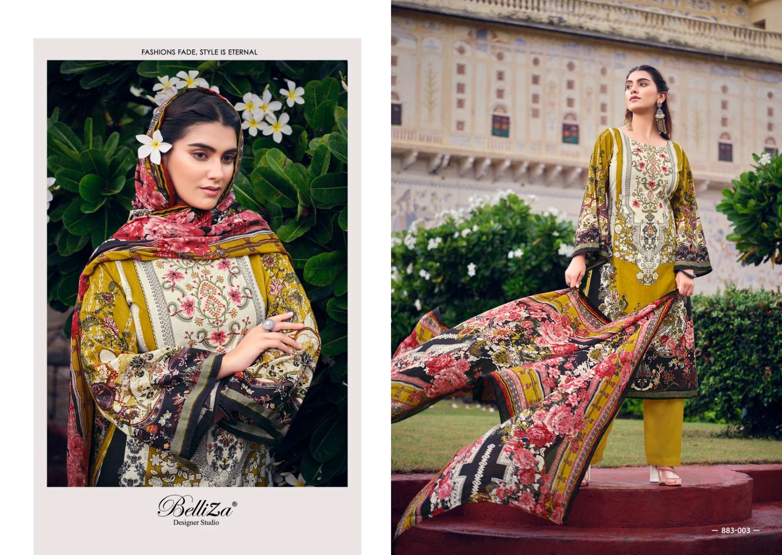 belliza designer studio naira vol 37 cotton catchy salwar suit catalog