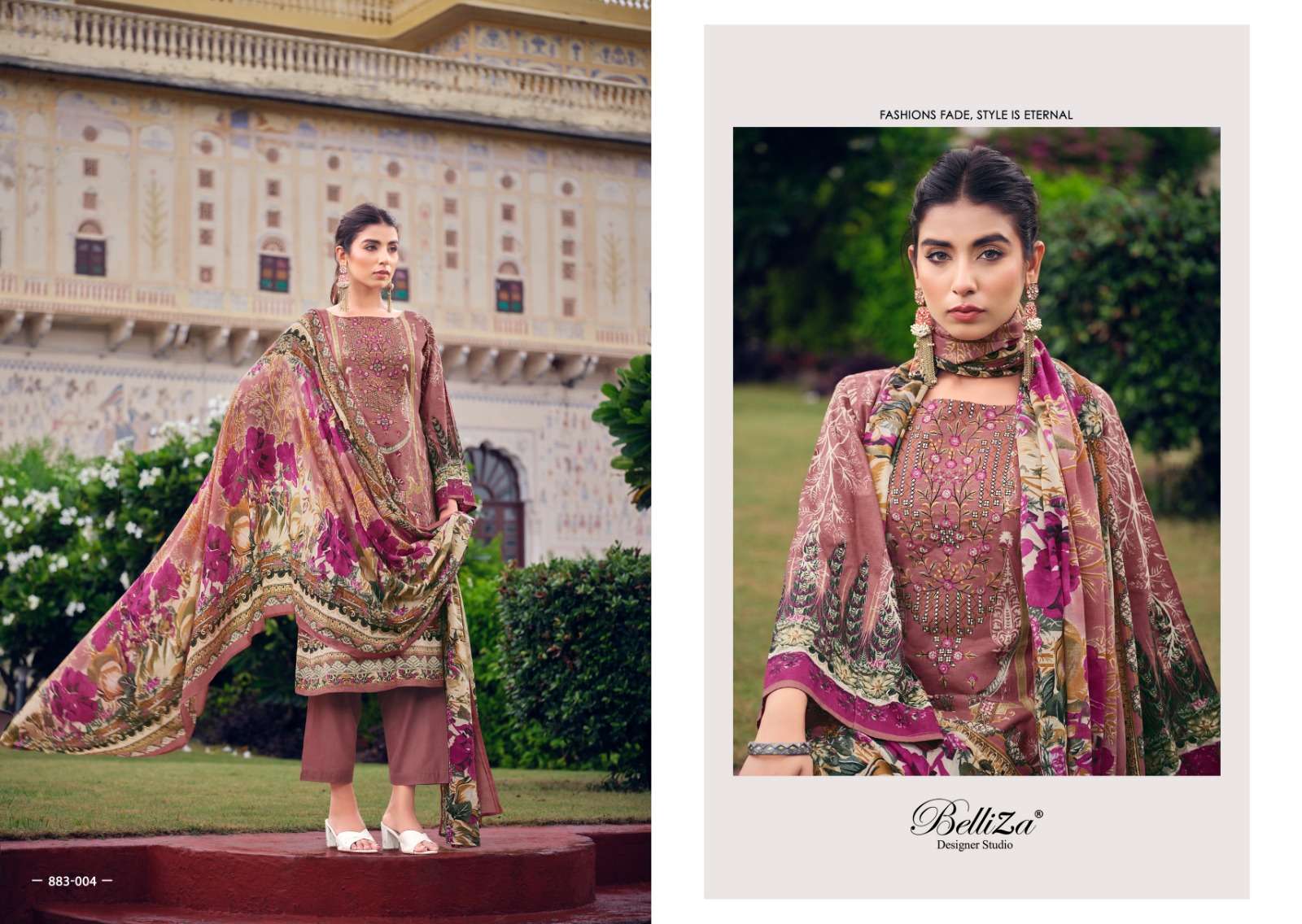 belliza designer studio naira vol 37 cotton catchy salwar suit catalog