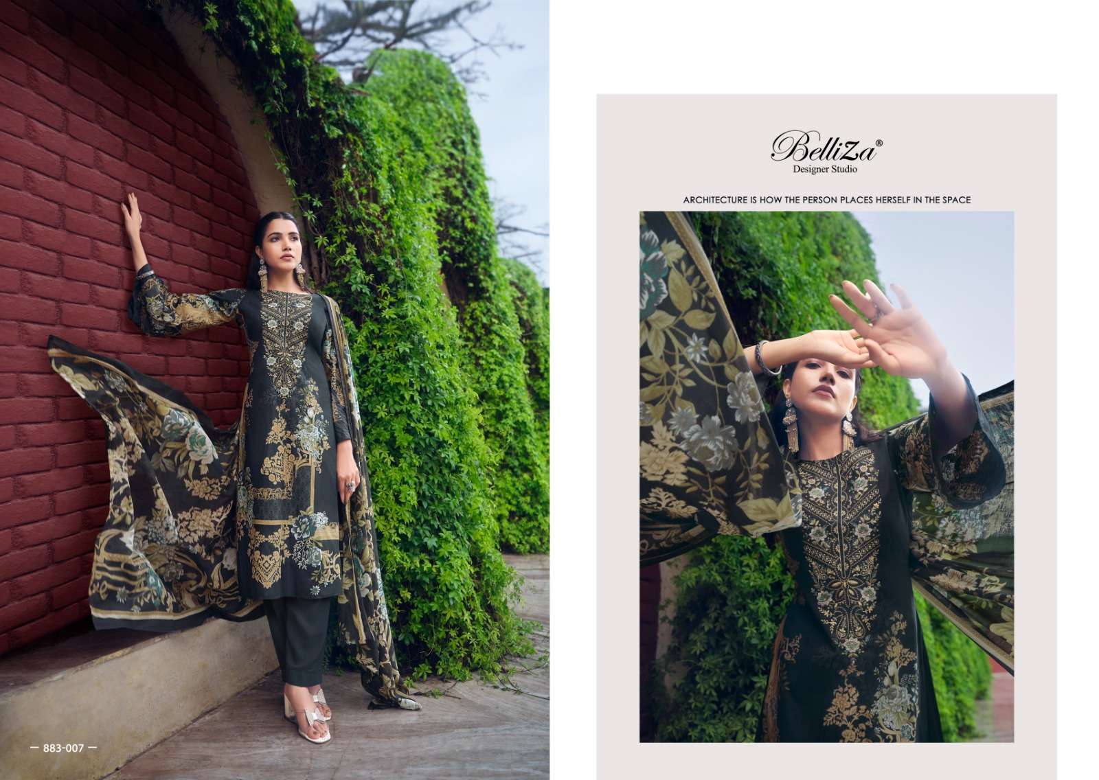 belliza designer studio naira vol 37 cotton catchy salwar suit catalog