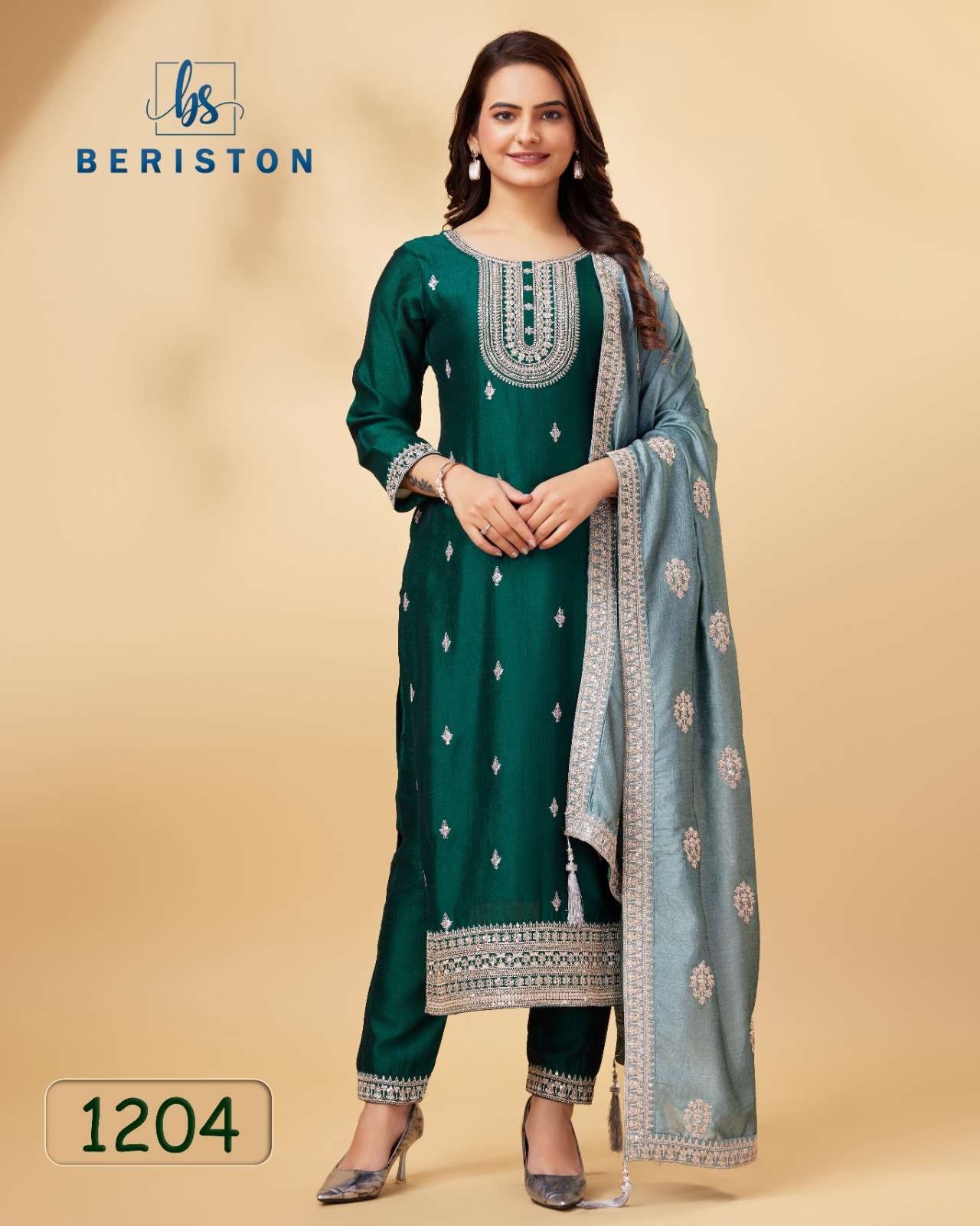 briston briston vol 12 vichitra silk decent look salwar suit catalog