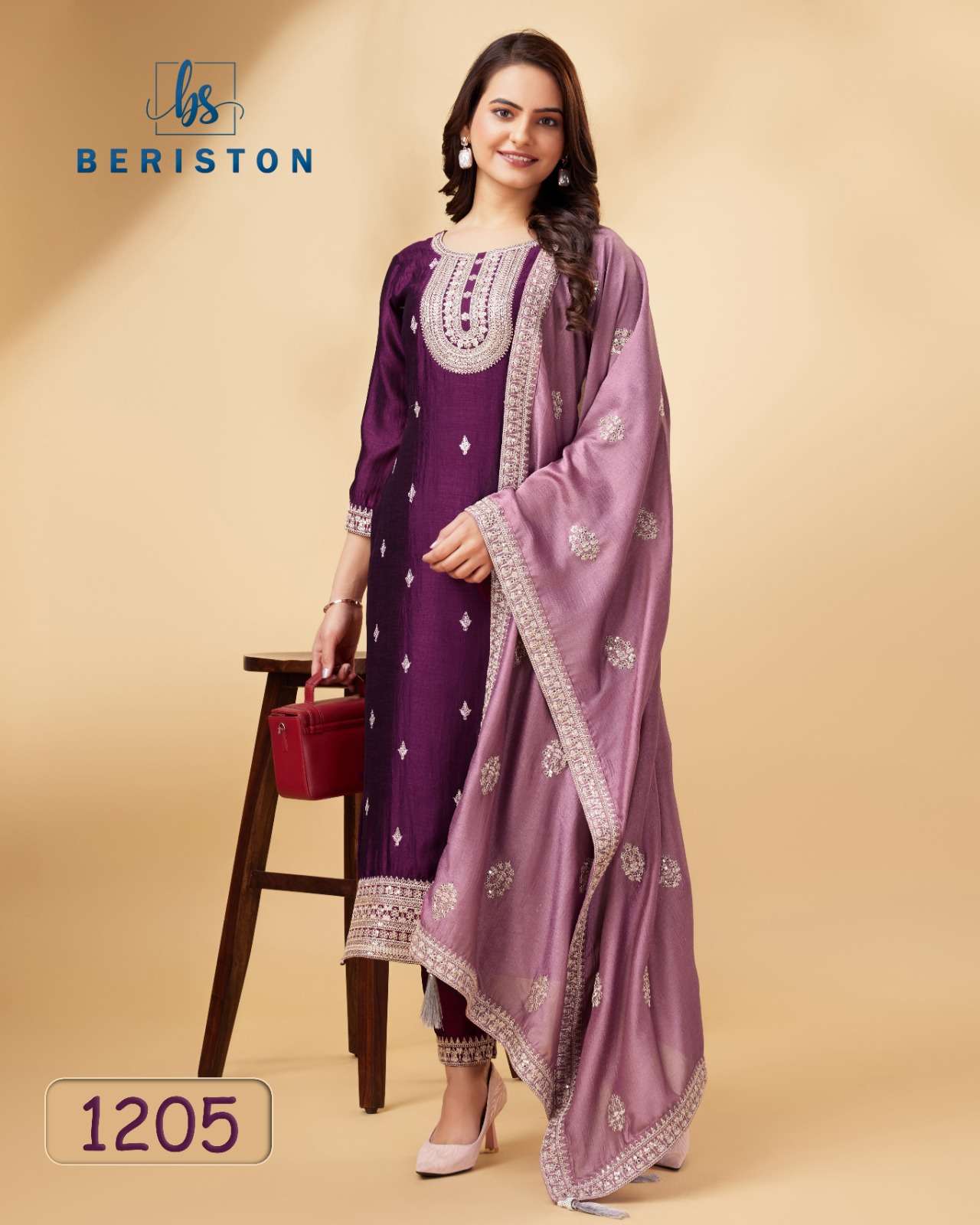 briston briston vol 12 vichitra silk decent look salwar suit catalog