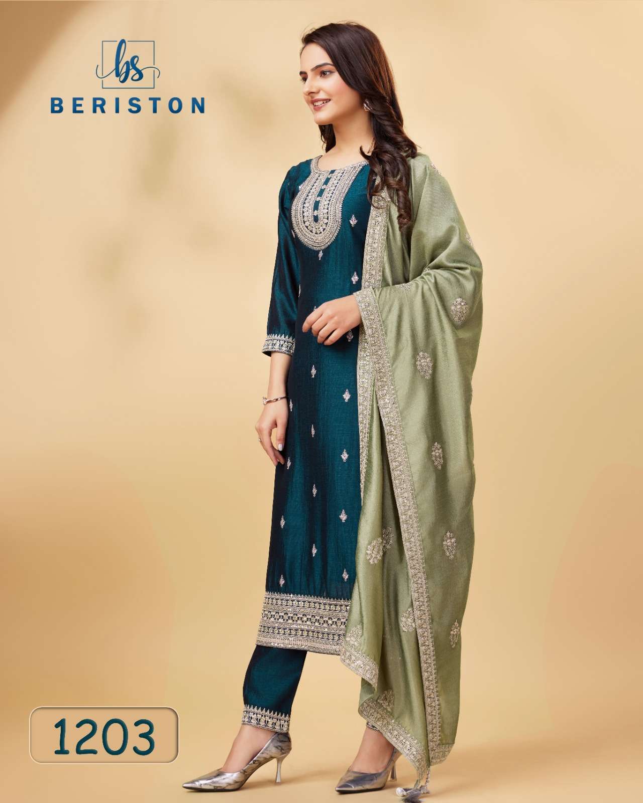 briston briston vol 12 vichitra silk decent look salwar suit catalog