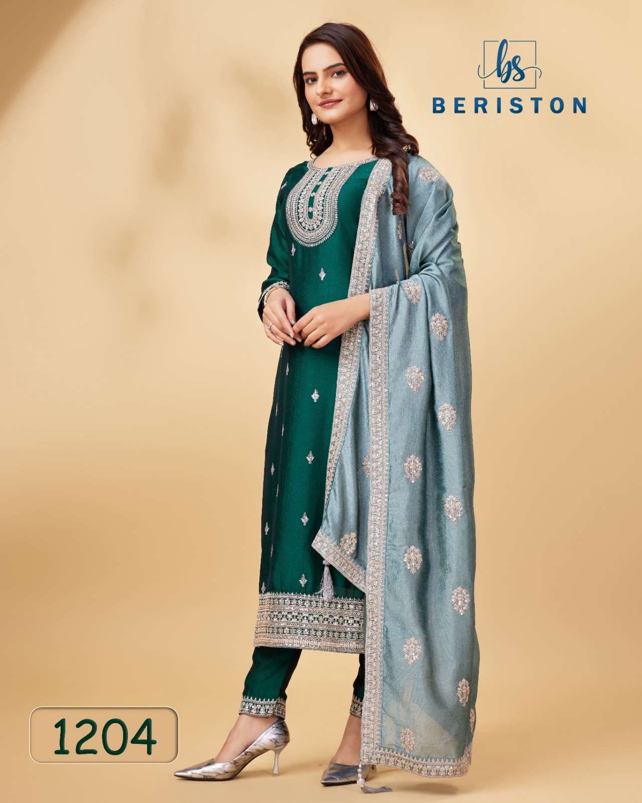 briston briston vol 12 vichitra silk decent look salwar suit catalog