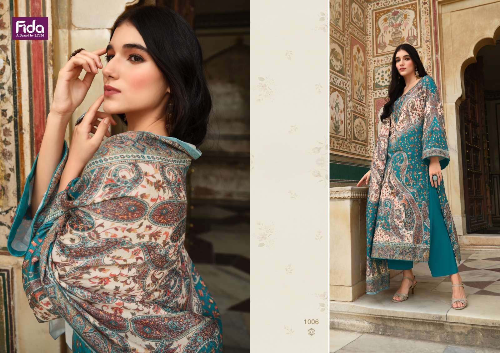 fida anhat digital blended voile  cotton innovative look salwar suit catalog