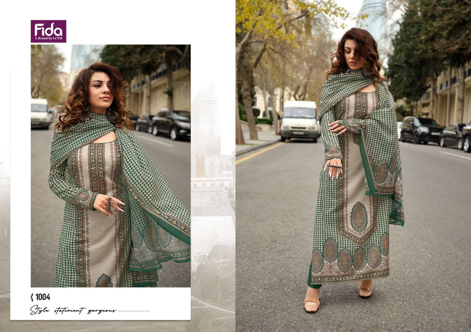 fida nazaare  cotton exclusive print salwar suit catalog