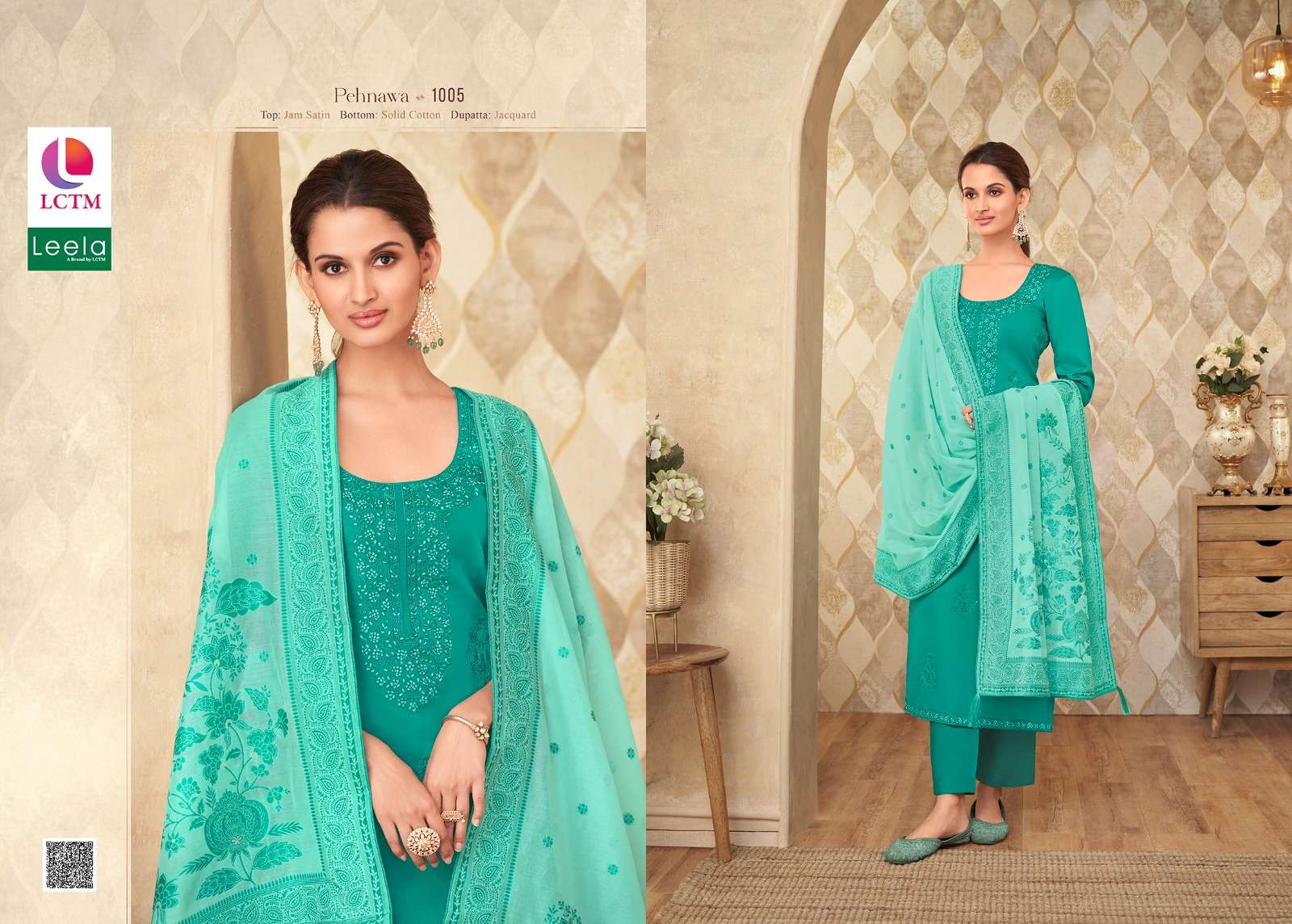 lctm overseas embroiderd jecuard innovative look salwar suit catalog