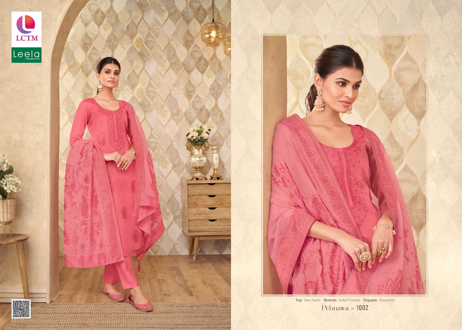 lctm overseas embroiderd jecuard innovative look salwar suit catalog