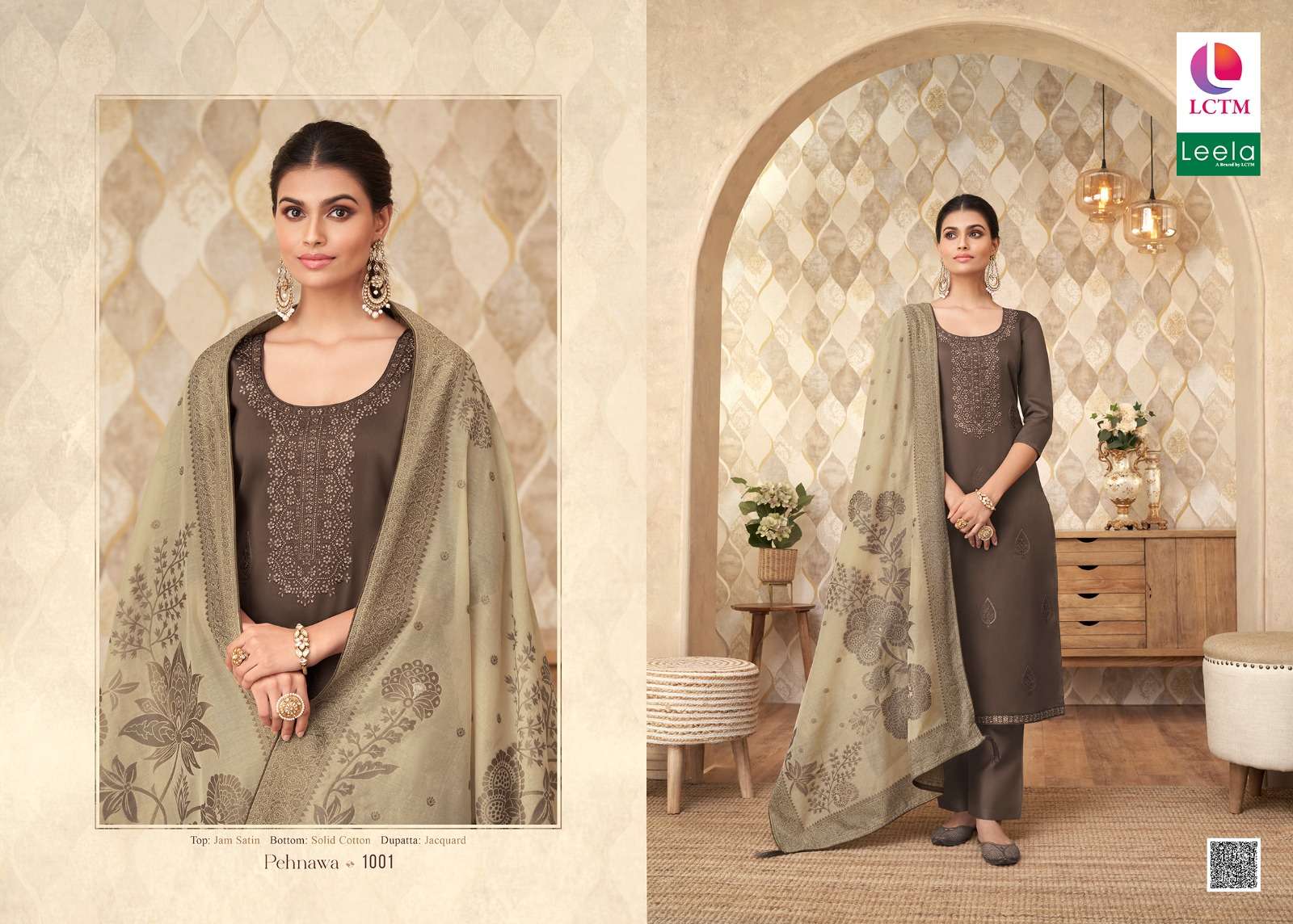 lctm overseas embroiderd jecuard innovative look salwar suit catalog