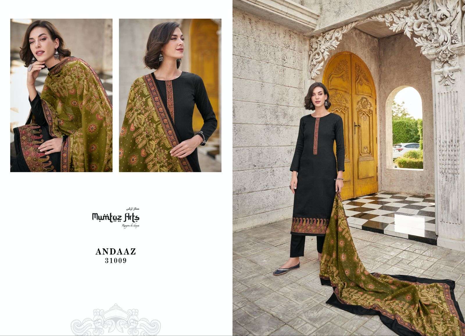 mumtaz arts andaaz pure jam satin exclusive print salwar suit catalog