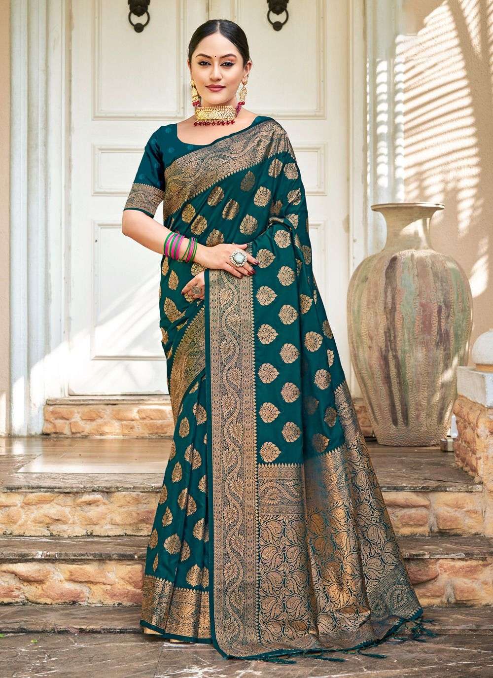 sangam print surjyoti vol 2 silk catchy look saree catalog