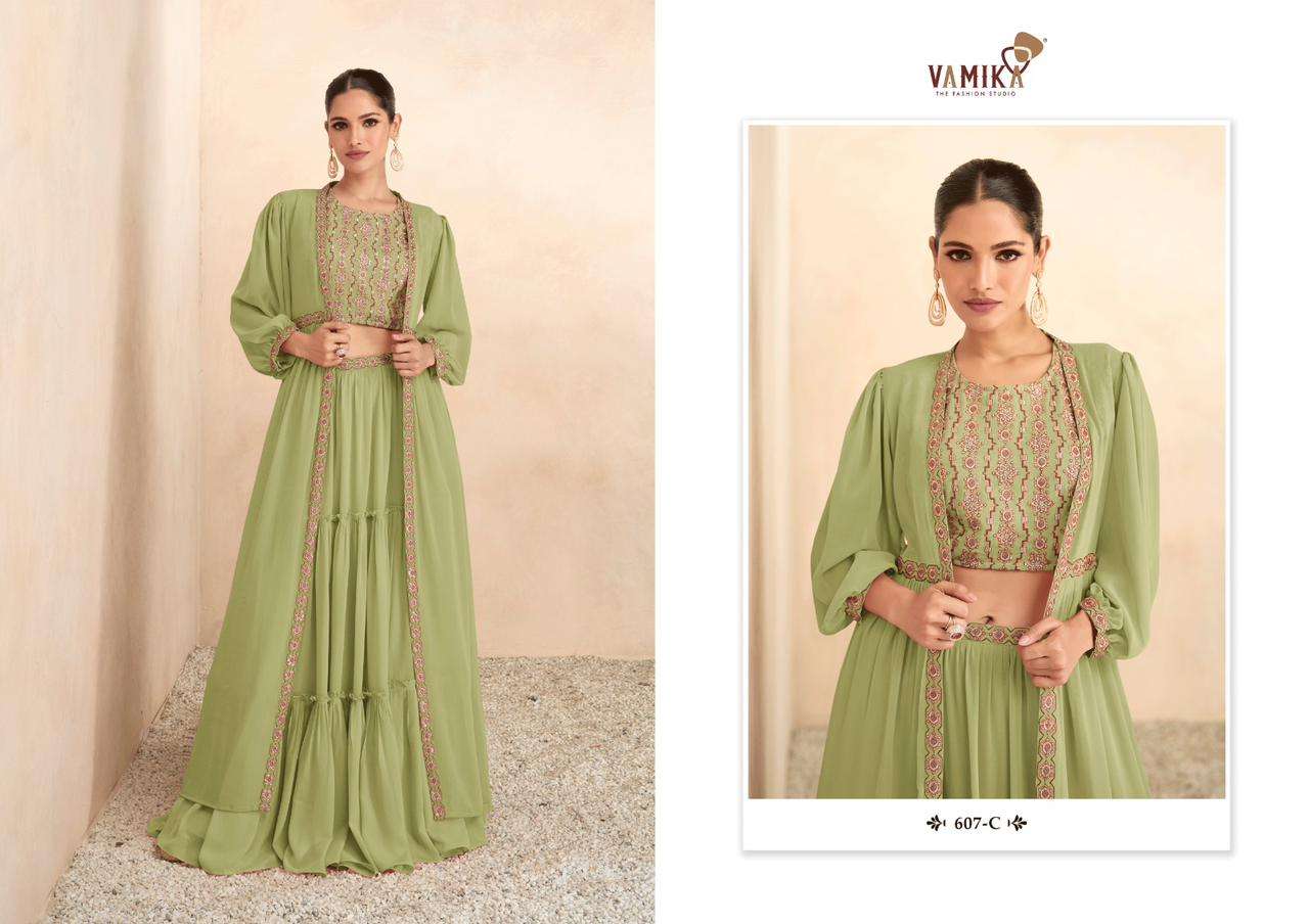 vamika calebrity vol 2 pure bsy fiona innovative look top choli lehngha catalog