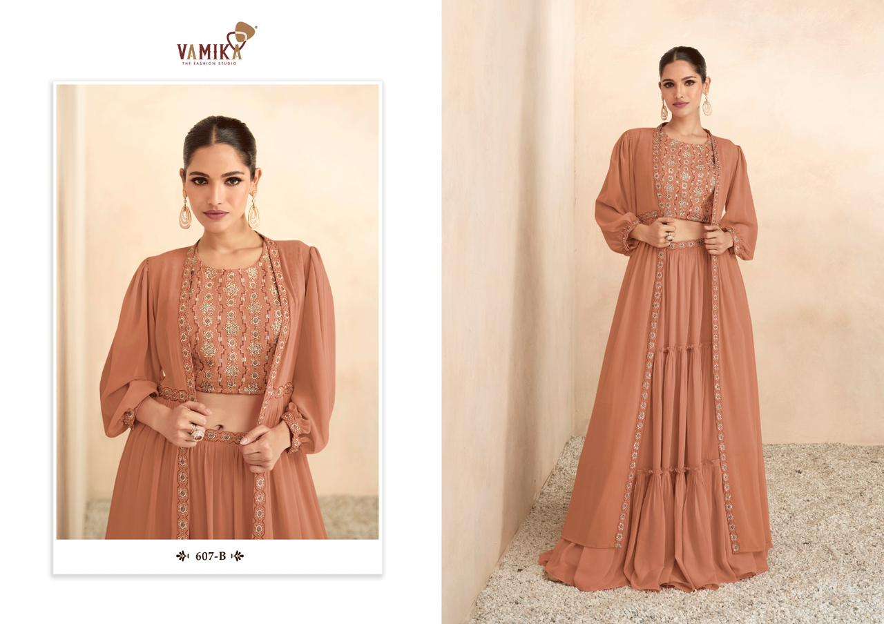 vamika calebrity vol 2 pure bsy fiona innovative look top choli lehngha catalog