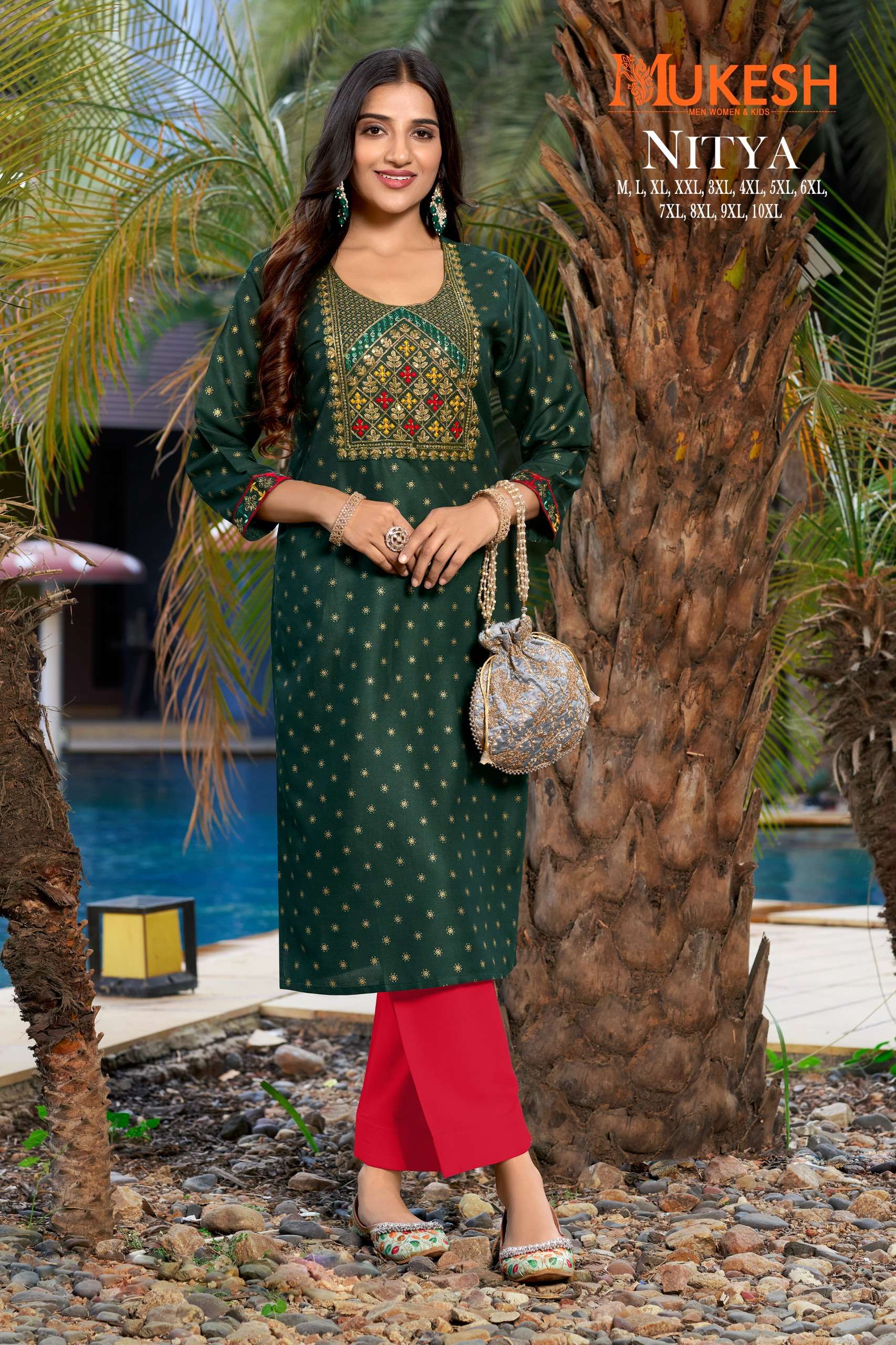 banwery fashion nitya rayon innovative look kurti catalog