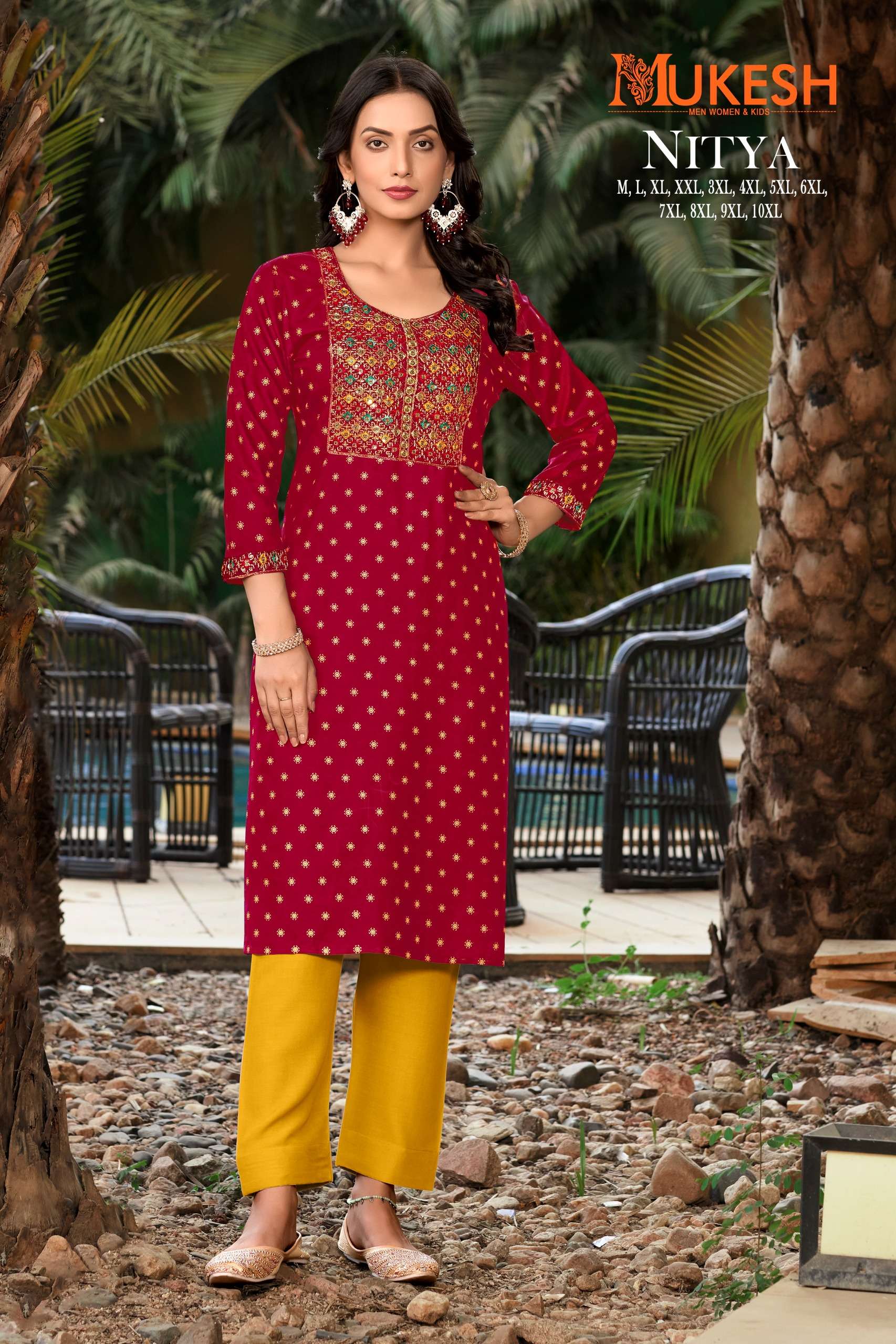 banwery fashion nitya rayon innovative look kurti catalog