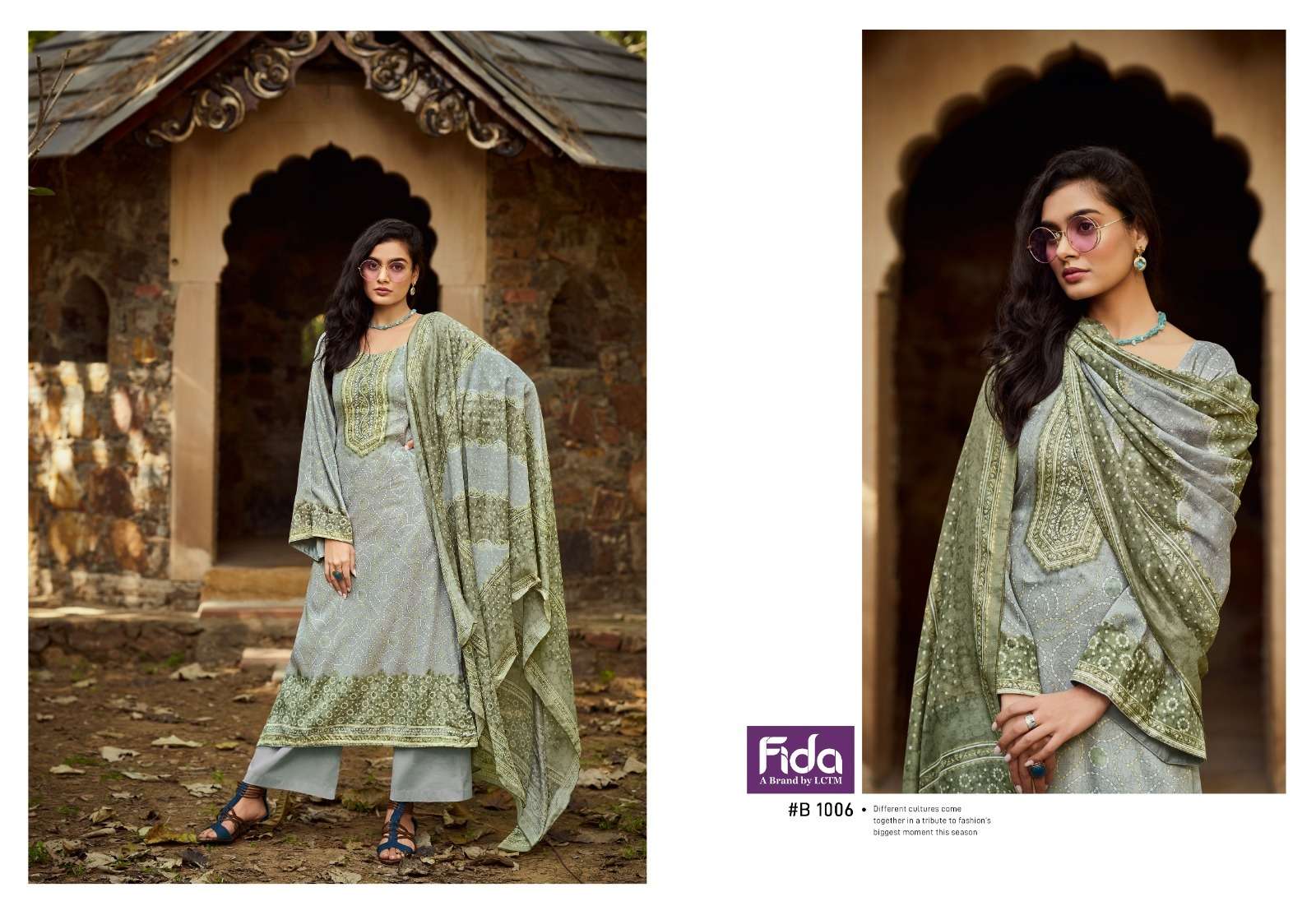 fida bandhani cotton decent look salwar suit catalog