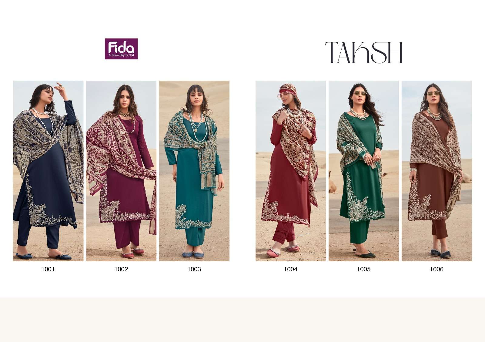 fida taksh pure cotton innovative look salwar suit catalog