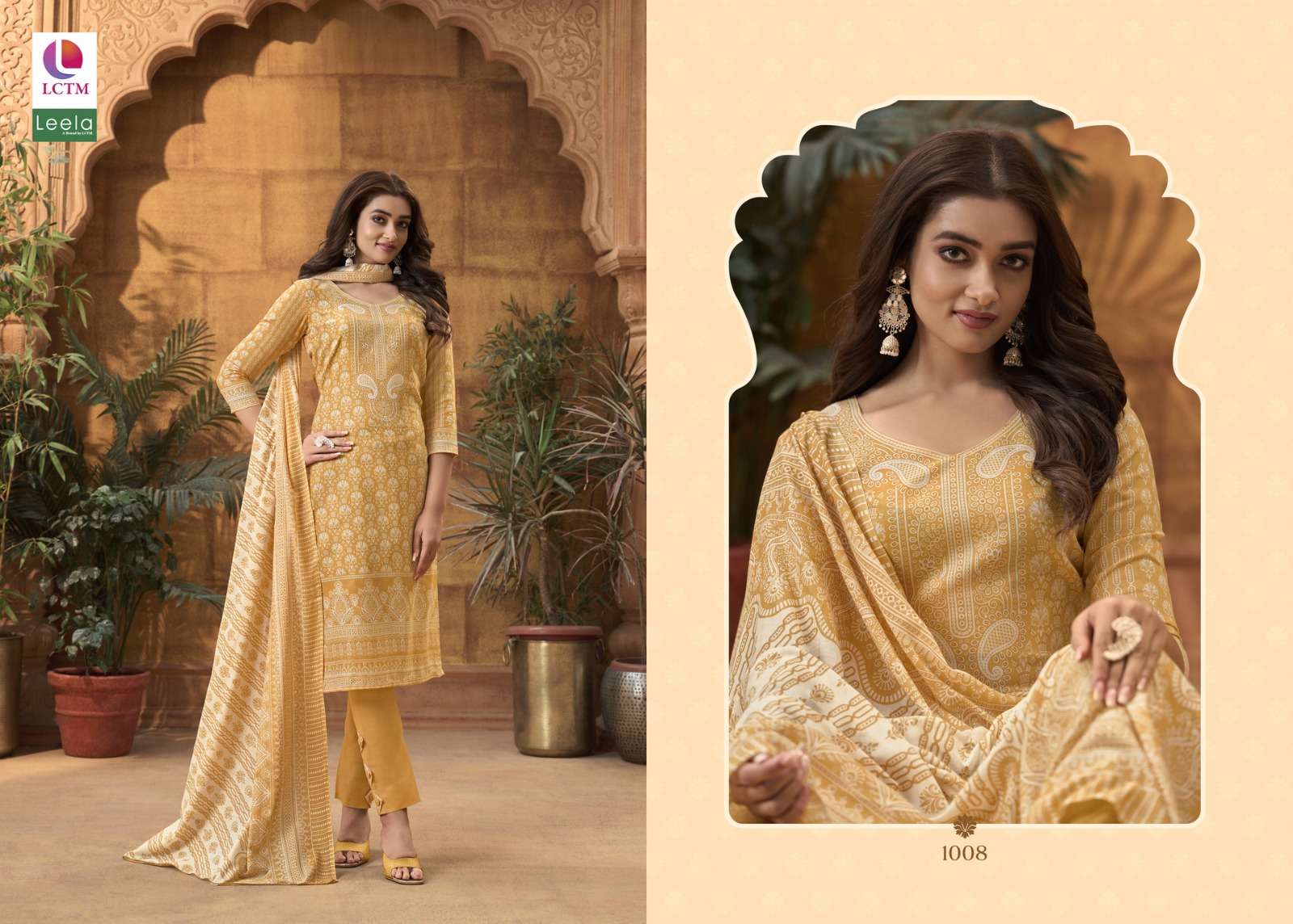 leela kaisha cotton elegant salwar suit catalog