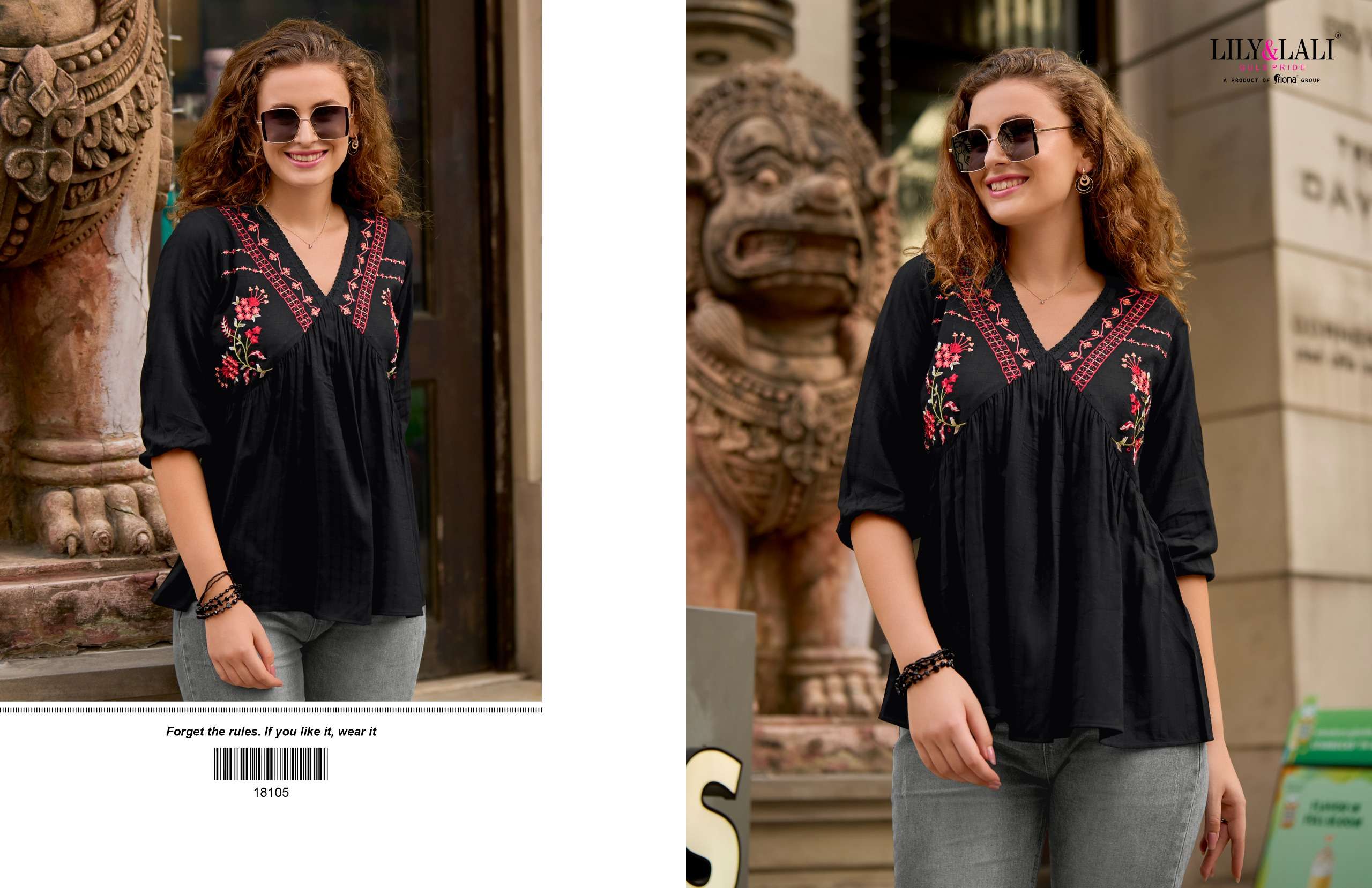 lily and lali melody 4 viscose rayon new and modern look tops catalog