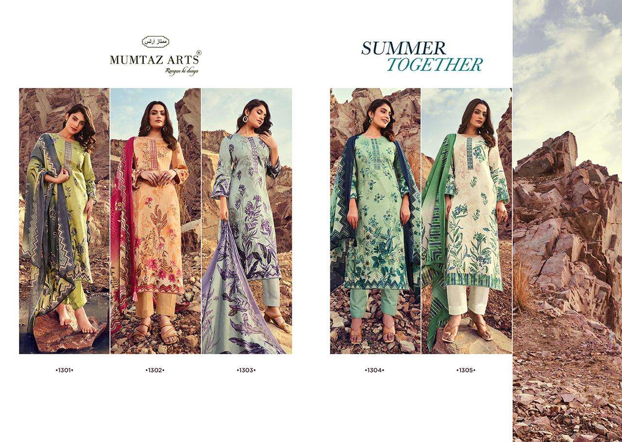 mumtaz art summer together jam satin decent look salwar suit catalog