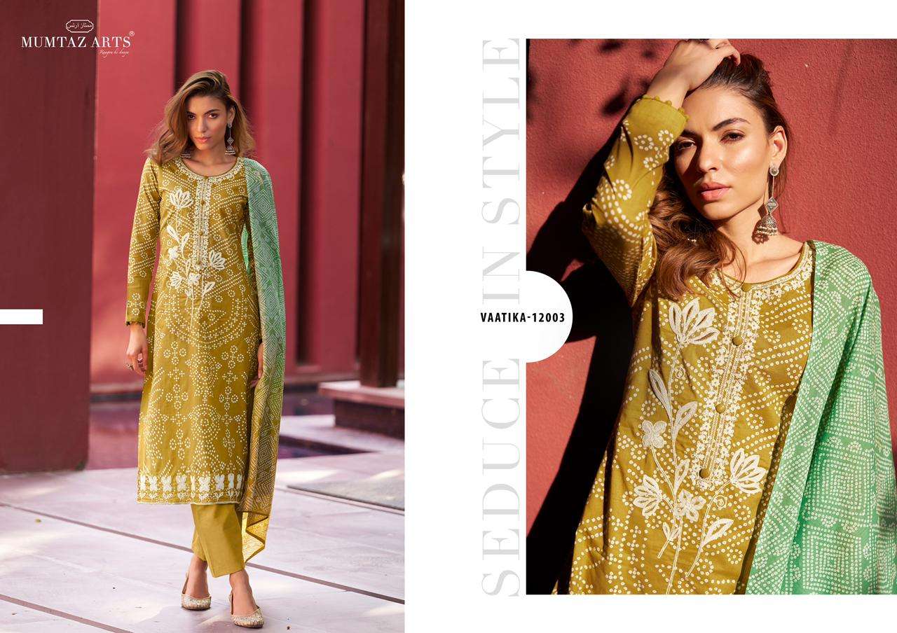 mumtaz arts vaatika pure lawn cotton exclusive look salwar suit catalog