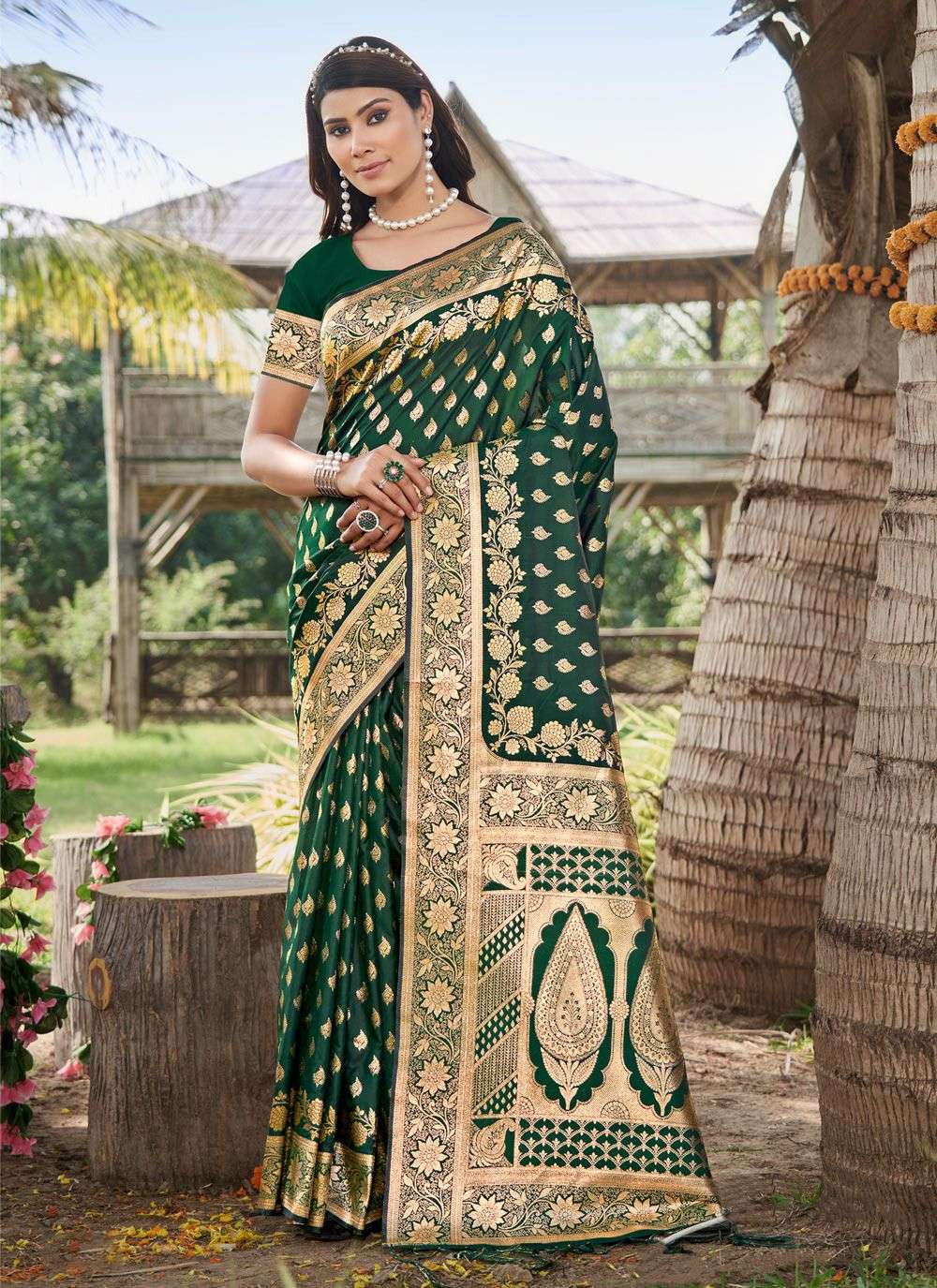 sanam print bunawat prachal silk silk regal look saree catalog