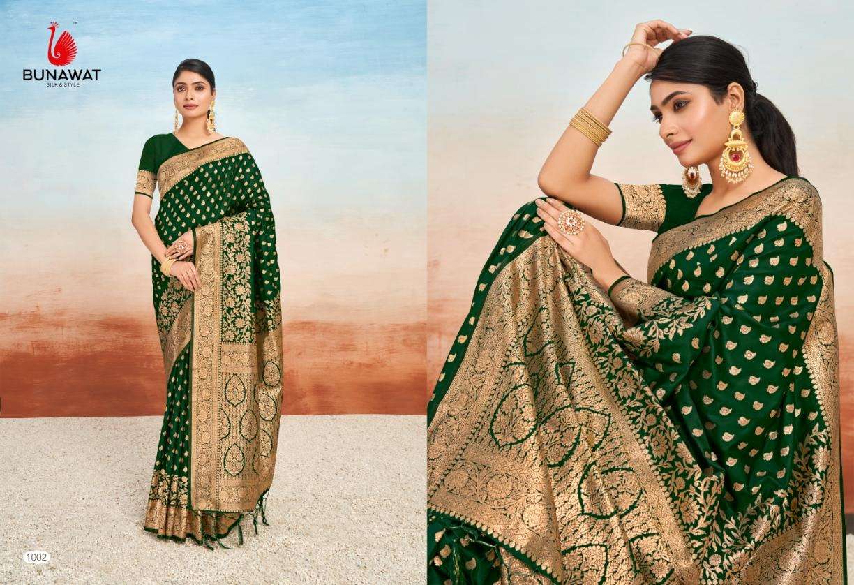 sangam prints bunawat Parijit Silk silk exclusive look saree catalog