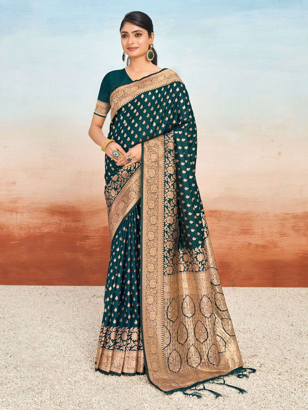 sangam prints bunawat Parijit Silk silk exclusive look saree catalog