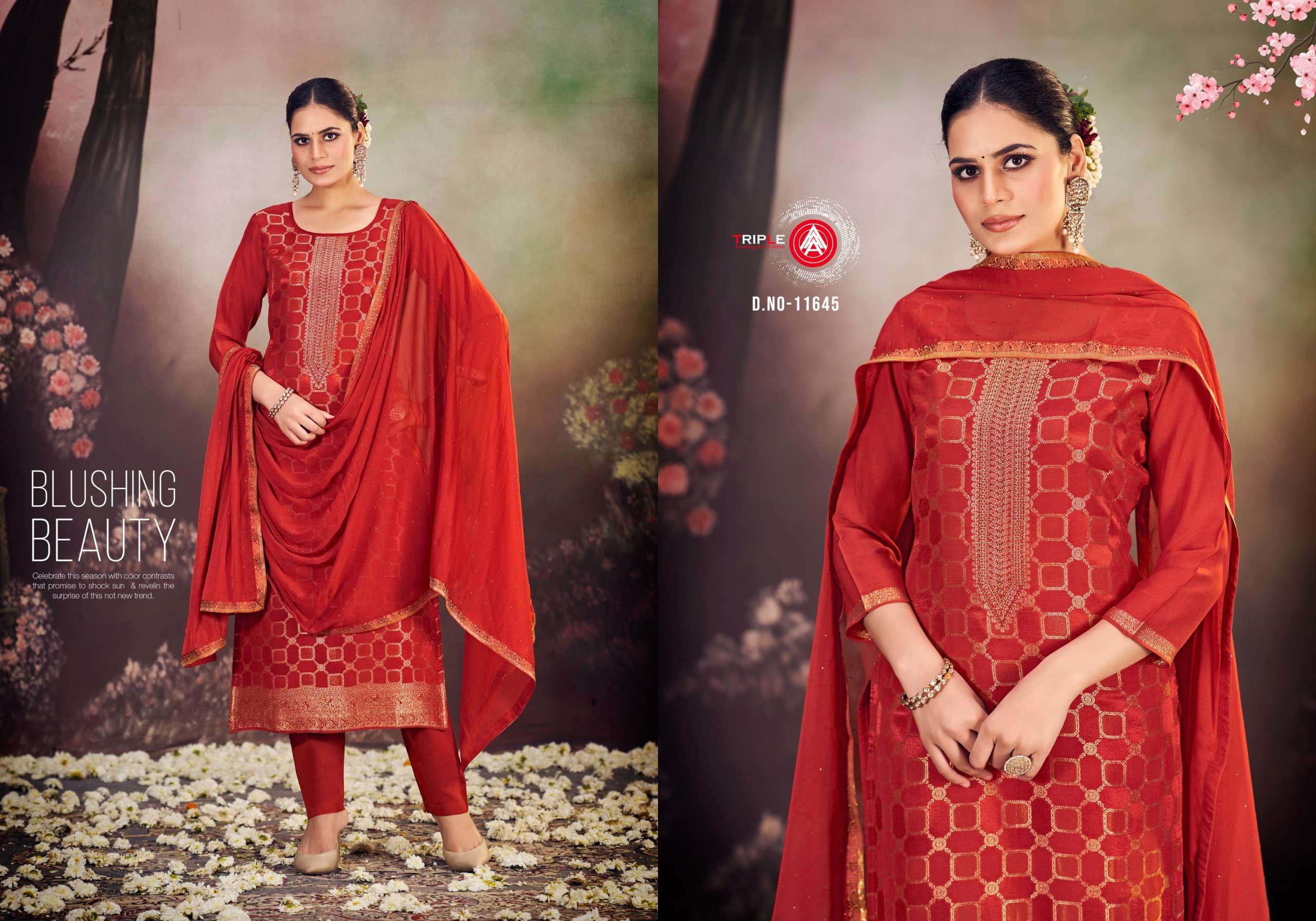 triple aaa loyal edition 3 muslin catchy look salwar suit catalog