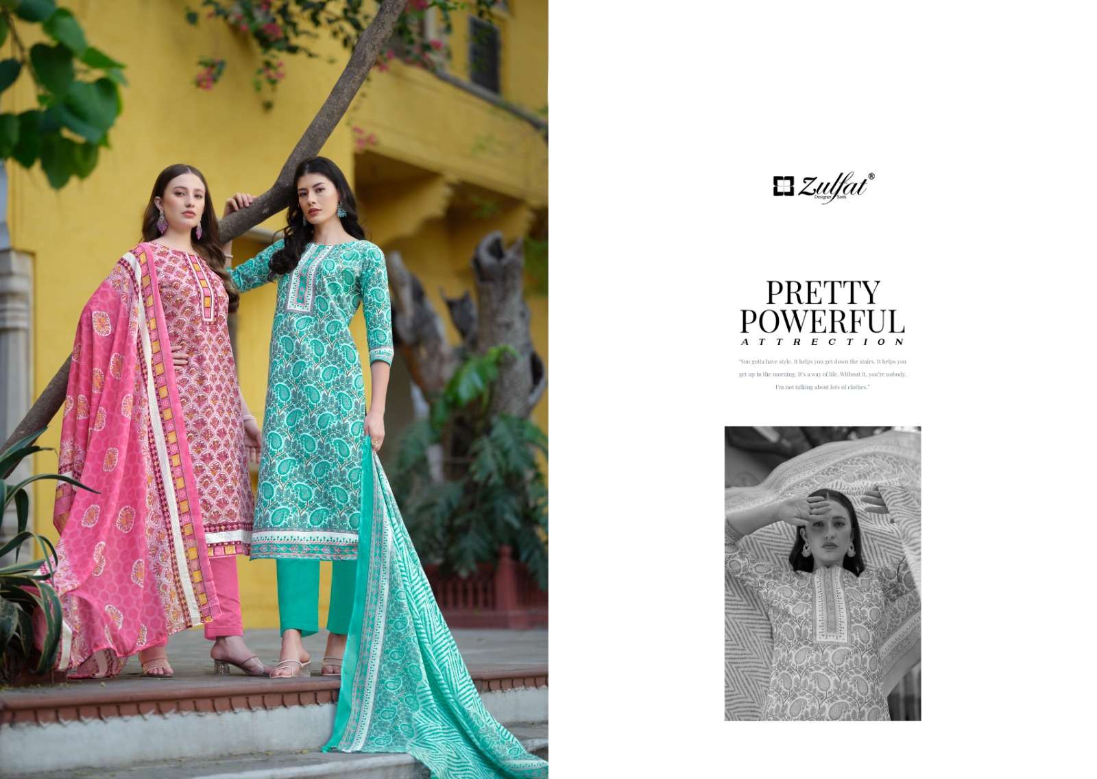 zulfat designer suits farhana vol 3 cotton exclusive look salwar suit catalog