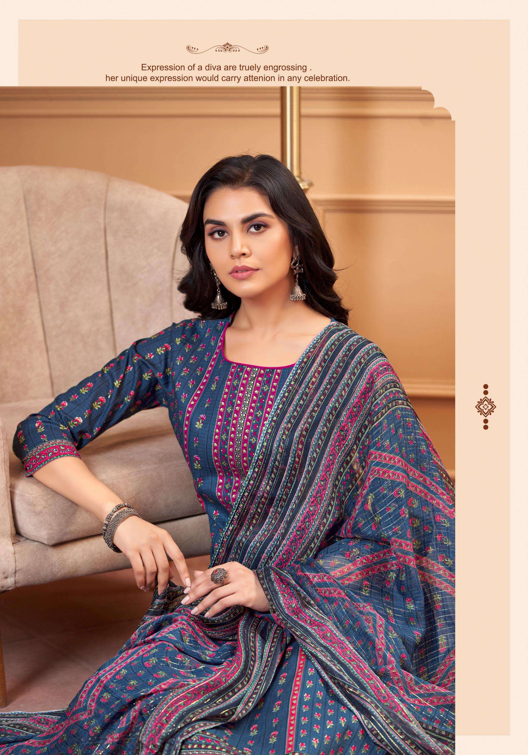 alok suit anisha cotton exclusive print salwar suit catalog