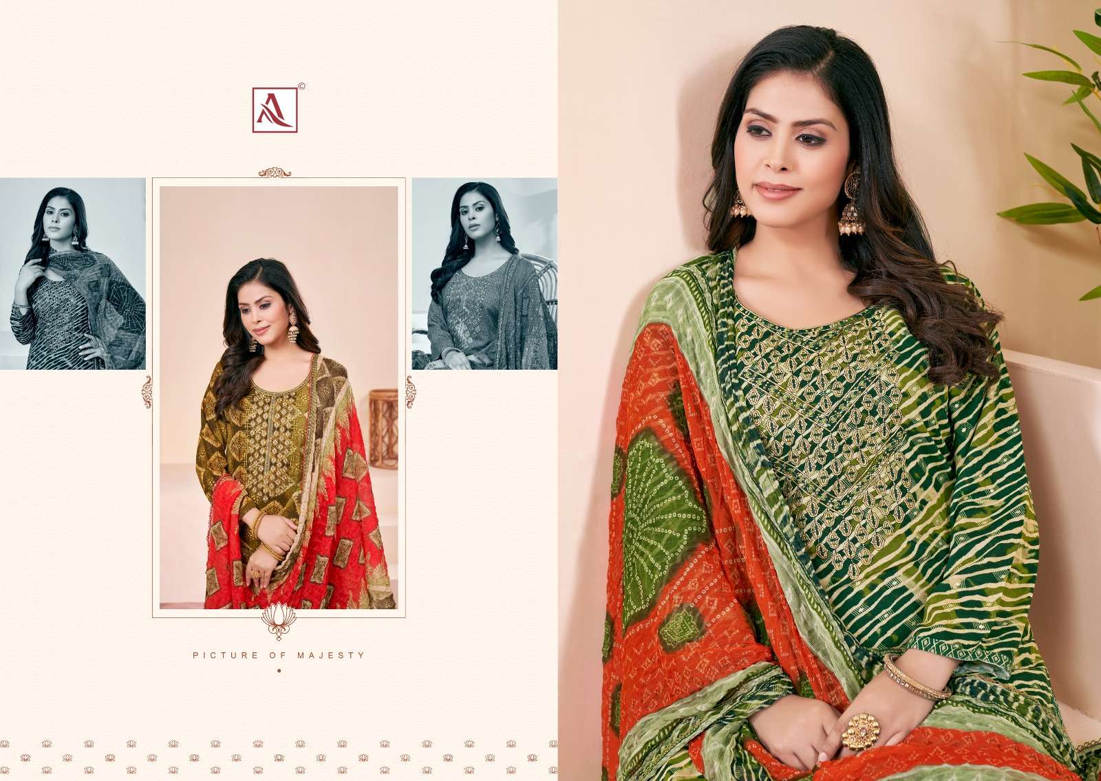 alok suit classic patiyala viscose rayon elegant salwar suit catalog