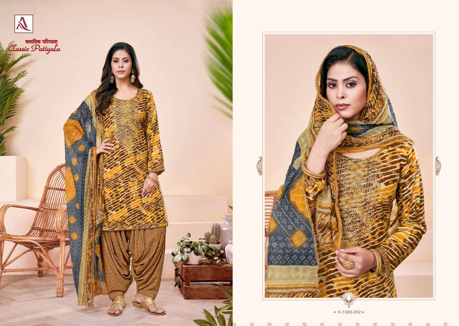 alok suit classic patiyala viscose rayon elegant salwar suit catalog