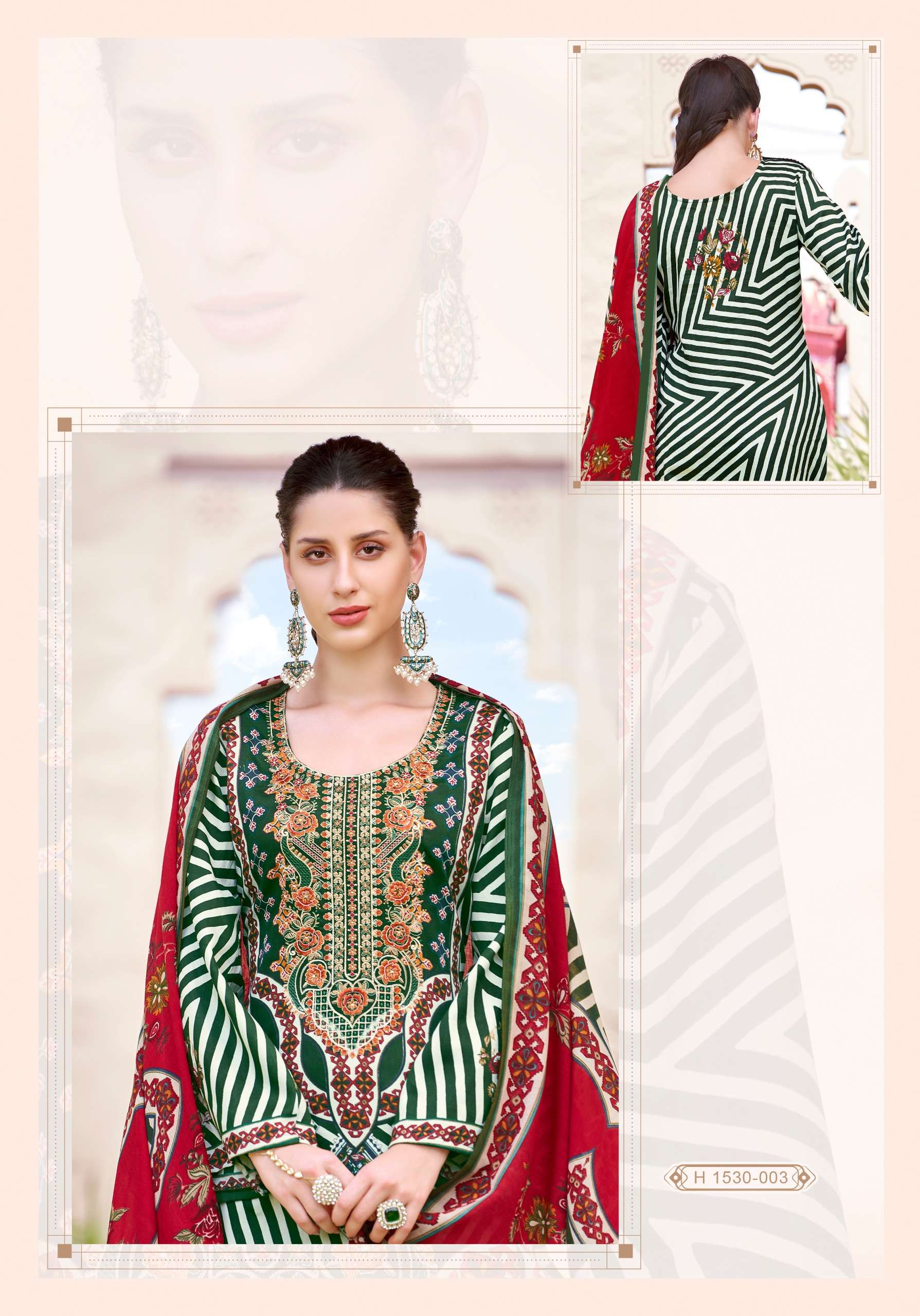 alok suit habiba 4 jam cotton regal look salwar suit catalog