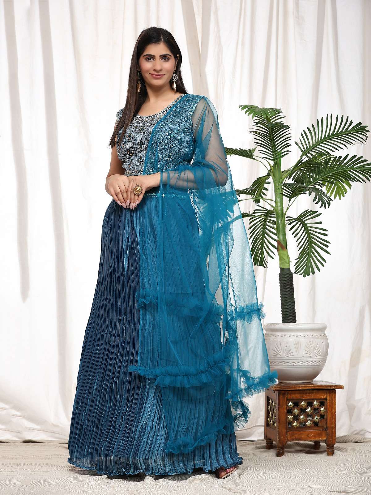 amoha trendz d no c 1946 imported fabrics elegant saree catalog