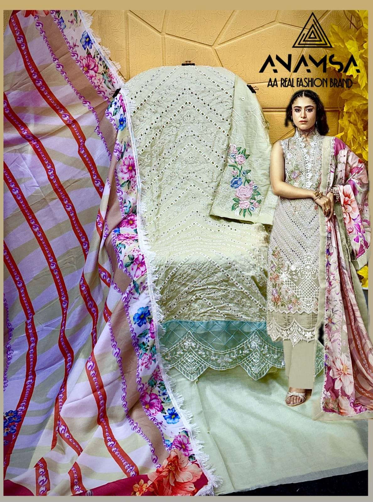anamsa d no 463 a b c d hits beautiful colours jam cotton regal look salwar suit catalog