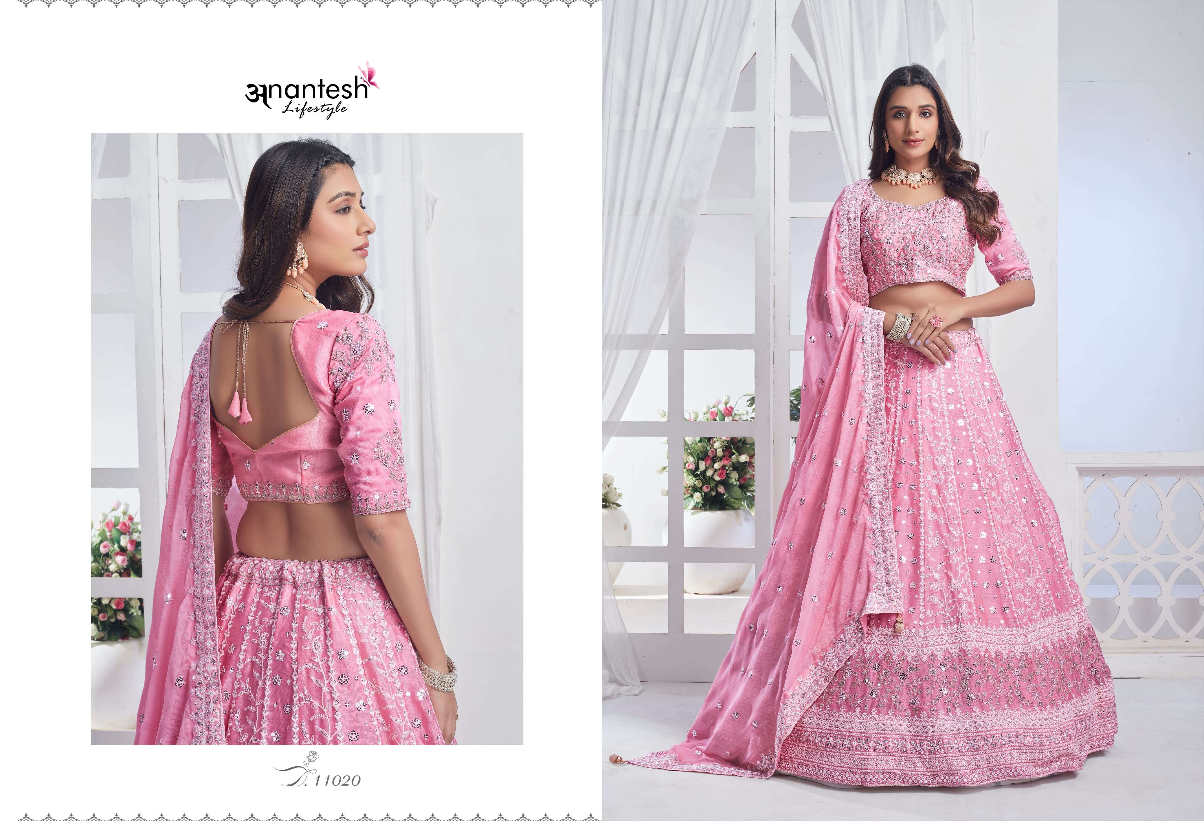 antesh life style bridesmaid vol 3 d no 11014 to 11020 fancy festive look lehenga  catalog