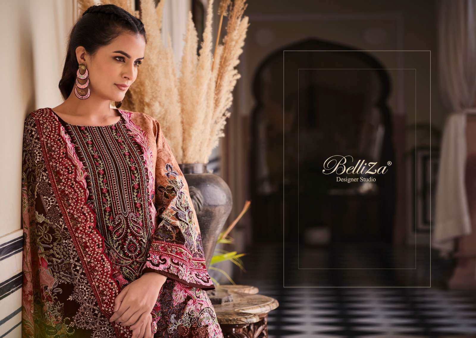 belliza designer studio guzarish vol 7 cotton beautiful print salwar suit catalog