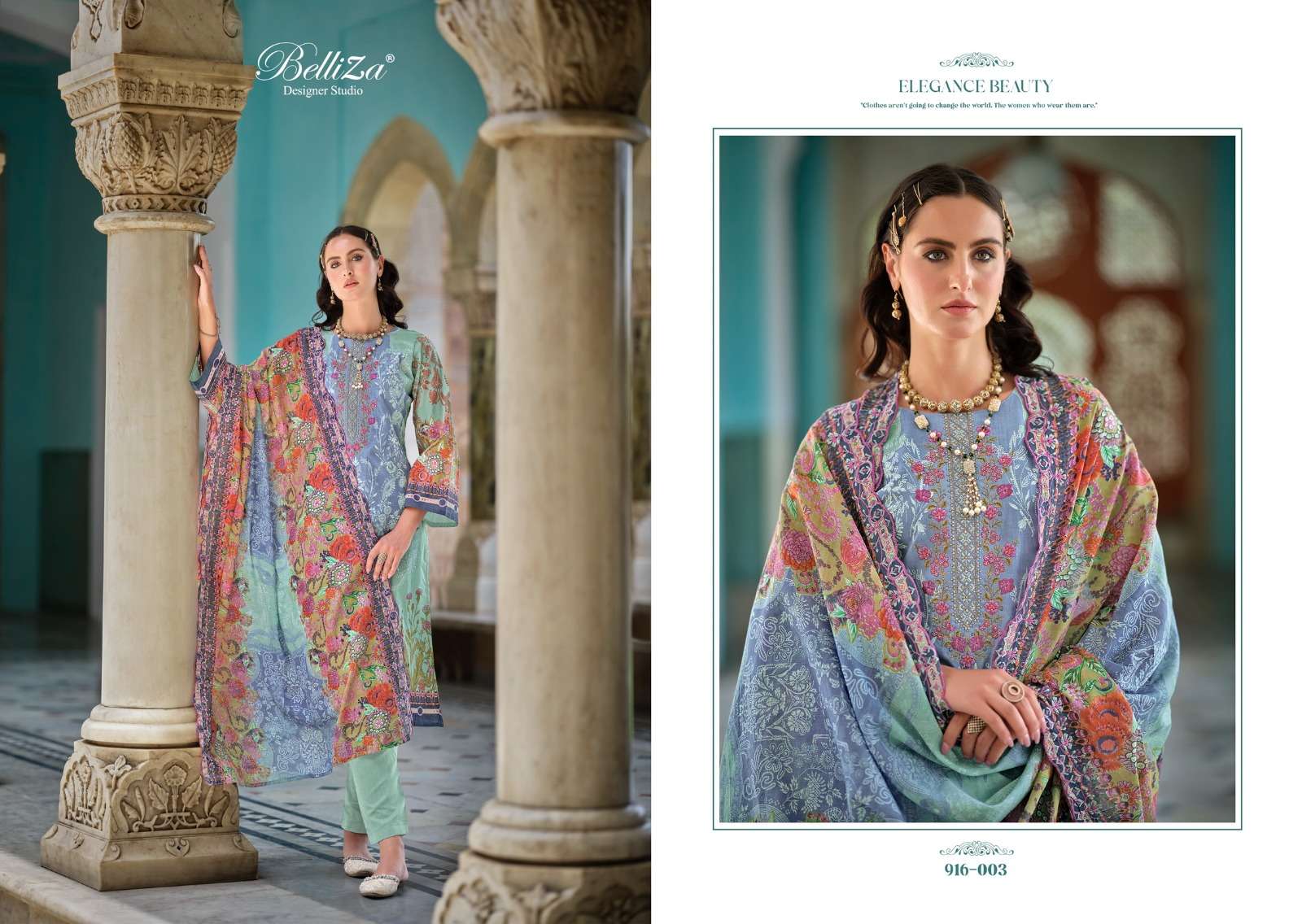 belliza designer studio guzarish vol 8 cotton beautiful print salwar suit catalog