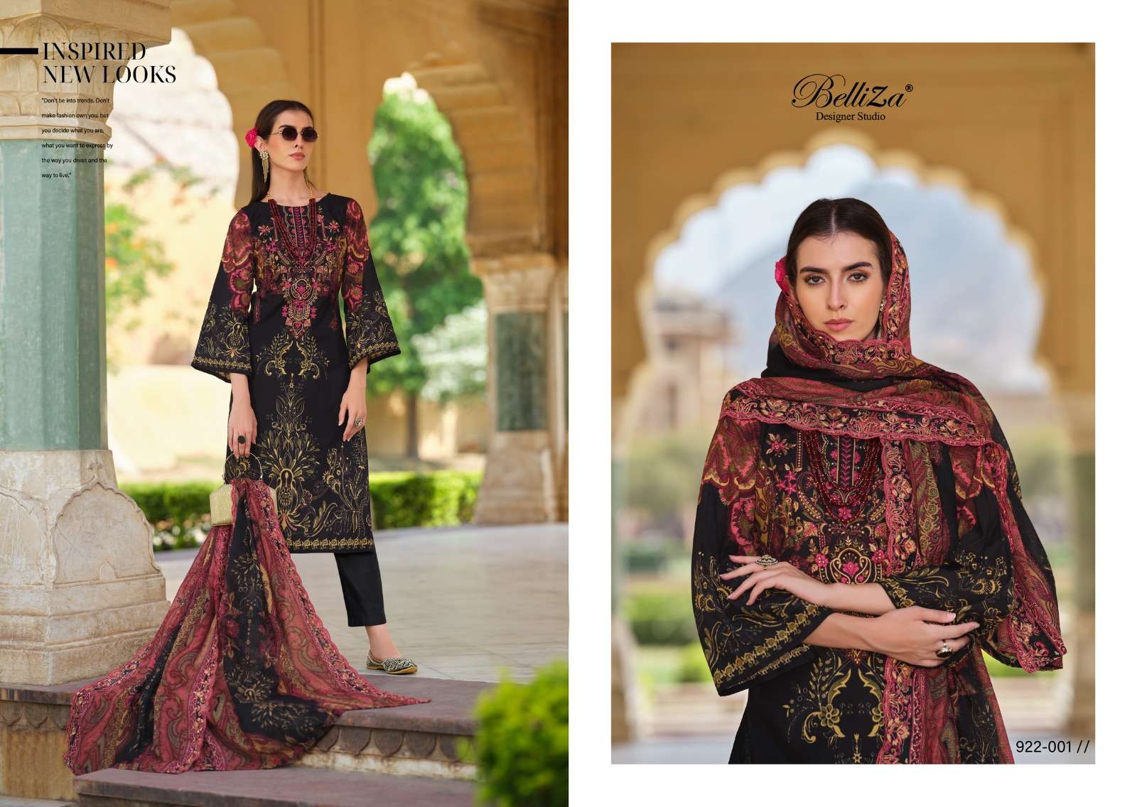 belliza designer studio guzarish vol 9 cotton catchy look salwar suit catalog
