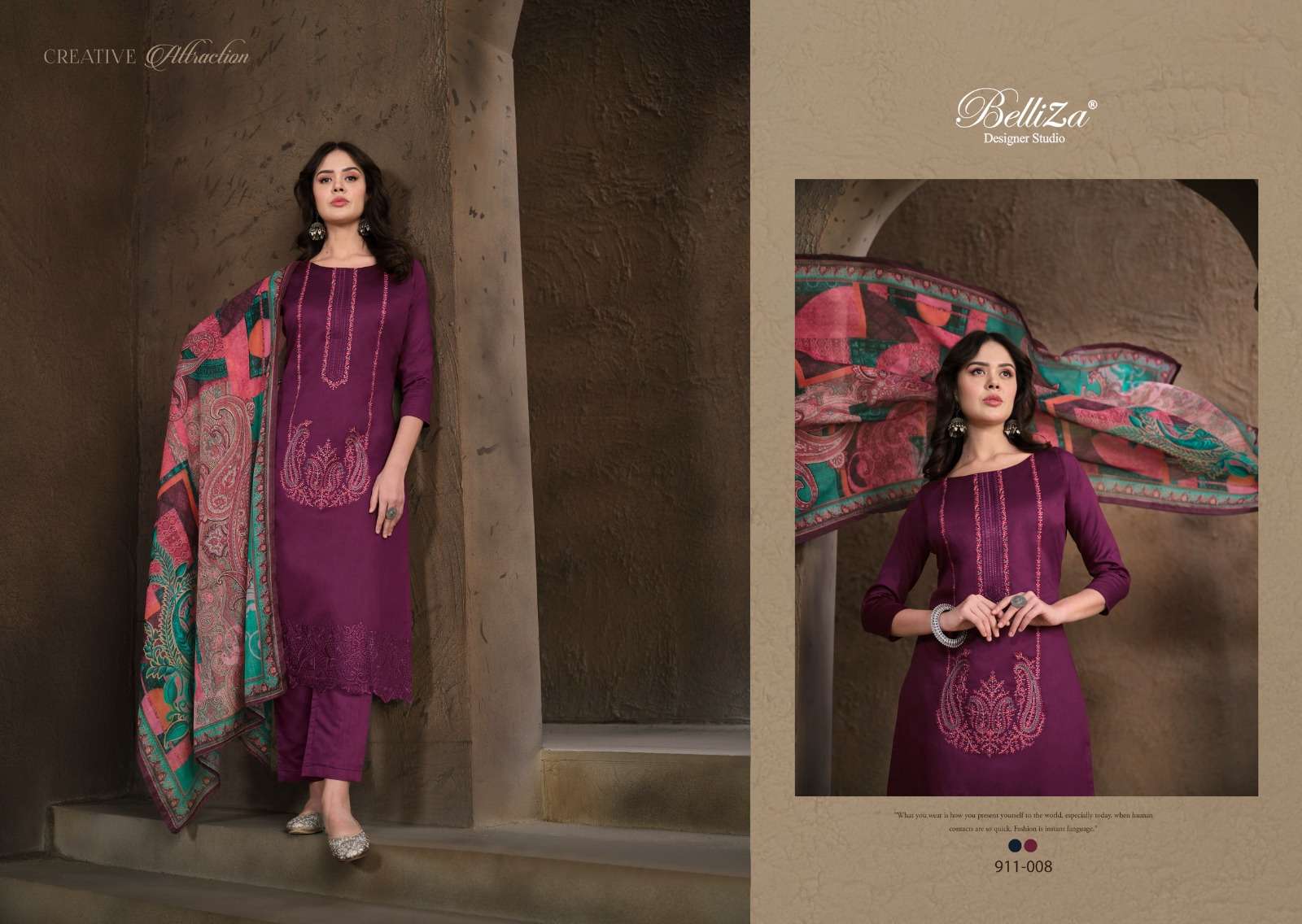 belliza designer studio jashn e ishq 7 cotton catchy look salwar suit catalog