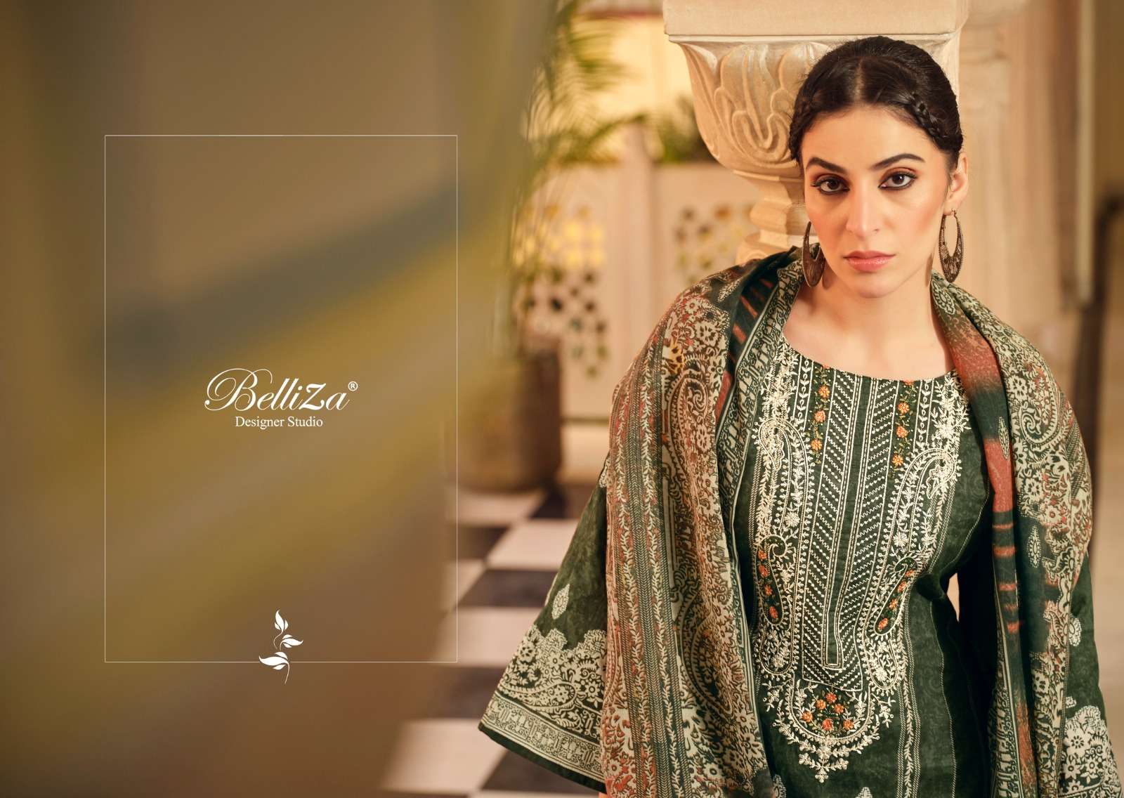 belliza designer studio naira vol 51 cotton catchy look salwar suit catalog